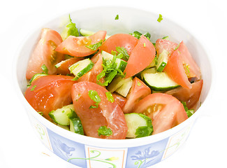 Image showing salad in bowl