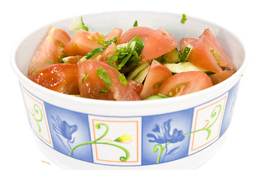 Image showing salad in bowl