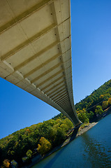 Image showing The bridge across the creek, dam Vranov.