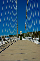 Image showing The bridge across the creek, dam Vranov.