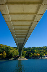 Image showing The bridge across the creek, dam Vranov.