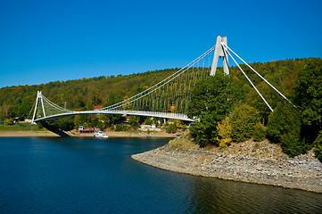 Image showing The bridge across the creek, dam Vranov.