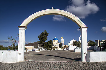 Image showing Santorini Church