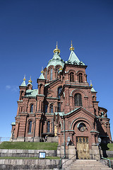 Image showing Uspenski cathedral,Helsinki