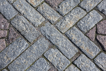 Image showing Texture of stone structure road