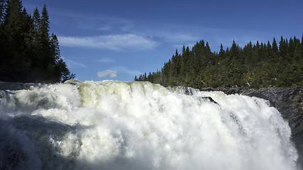 Image showing Mountain Waterfall