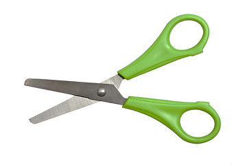 Image showing Green scissors