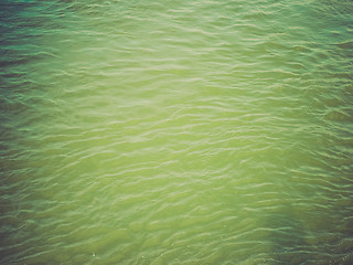 Image showing Retro look water background