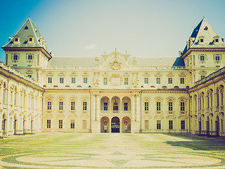 Image showing Retro look Castello del Valentino, Turin