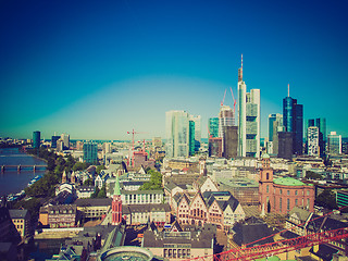 Image showing Retro look Frankfurt am Main