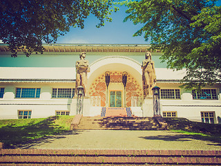 Image showing Retro look Ernst Ludwig House in Darmstadt