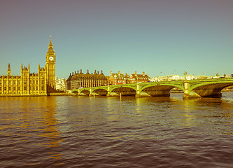 Image showing Westminster Bridge, London