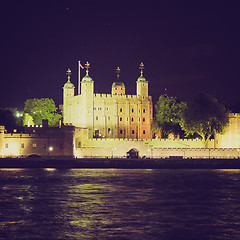 Image showing Vintage look Tower of London