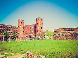 Image showing Retro look Torri Palatine, Turin