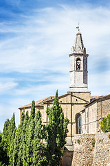Image showing Church Pienza Tuscany