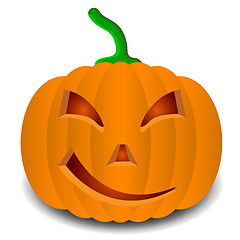 Image showing pumpkins for Halloween. Vector illustration.