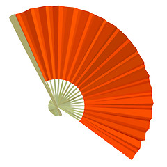 Image showing traditional Folding Fans. Vector illustration.