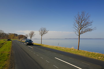Image showing Highway along the coast