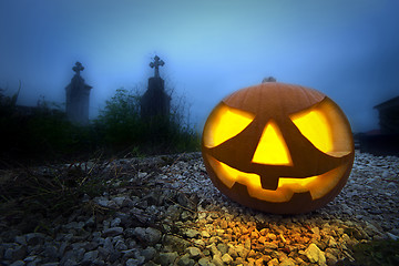 Image showing Halloween pumpkin