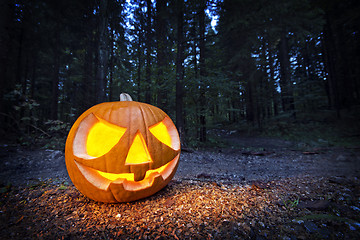 Image showing Halloween pumpkin