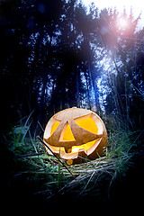 Image showing Halloween pumpkin