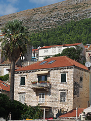 Image showing Dubrovnik, august 2013, mediterranean house 