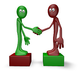 Image showing shake hands