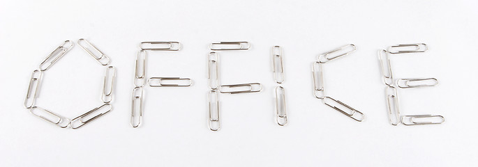 Image showing Office paper clips