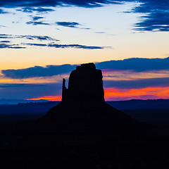 Image showing Monument Valley Sunrise