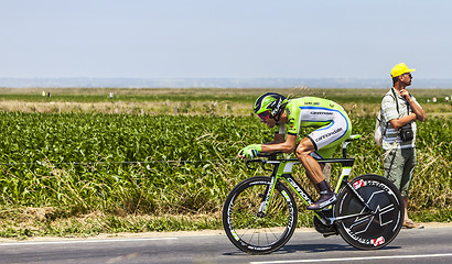 Image showing The Cyclist Kristijan Koren