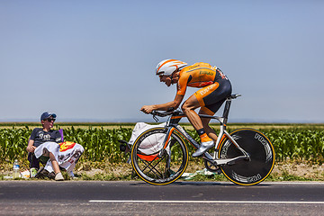 Image showing The Cyclist Juan Jose Oroz Ugalde