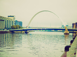 Image showing Retro looking River Clyde