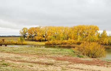 Image showing autumn river