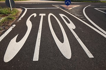 Image showing Stop sign