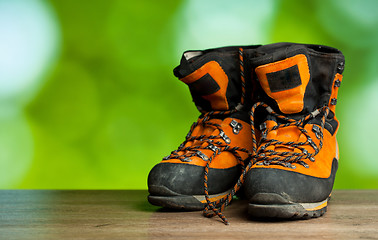 Image showing Hiking boots