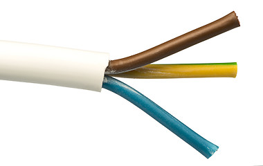 Image showing Exposed cables and wires