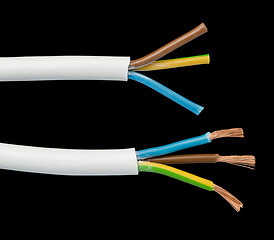 Image showing Exposed cables and wires