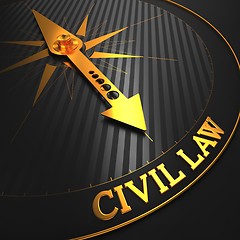 Image showing Civil Law. Business Background.