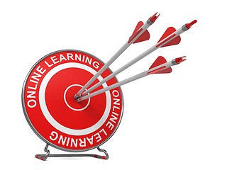 Image showing Online Learning.  Education Concept.