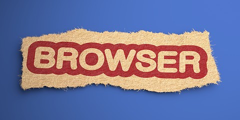 Image showing Browser. Internet Concept.