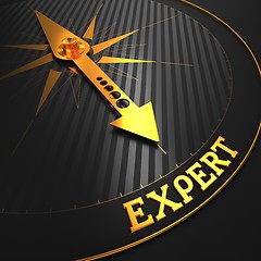 Image showing Expert. Business Background.