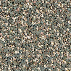 Image showing Seamless Tileable Texture of Crushed Granite.