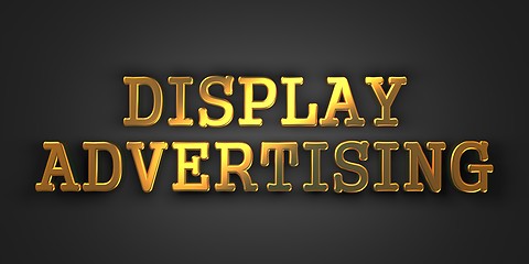 Image showing Display Advertising. Marketing Concept.