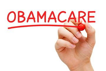 Image showing ObamaCare Red Marker