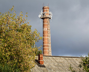 Image showing chimney against the sky