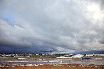 Image showing Stormy sea