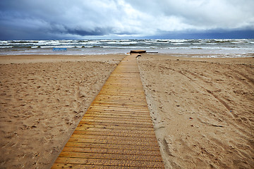 Image showing Stormy sea