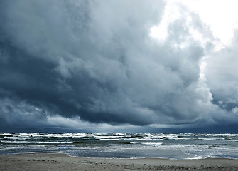 Image showing Stormy sea