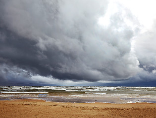 Image showing Stormy sea