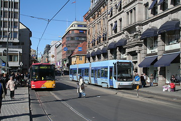 Image showing Bus and Tram